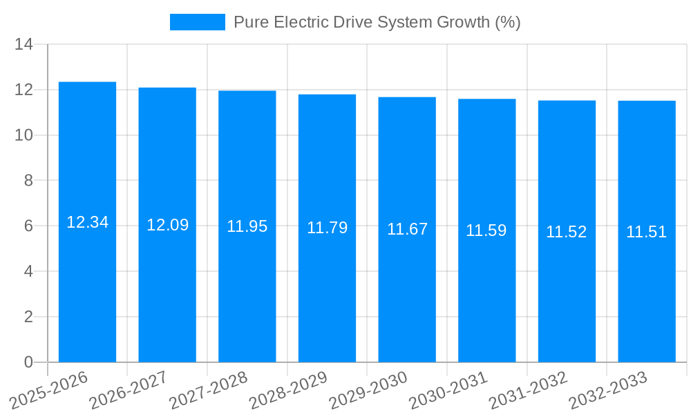 Pure Electric Drive System Growth