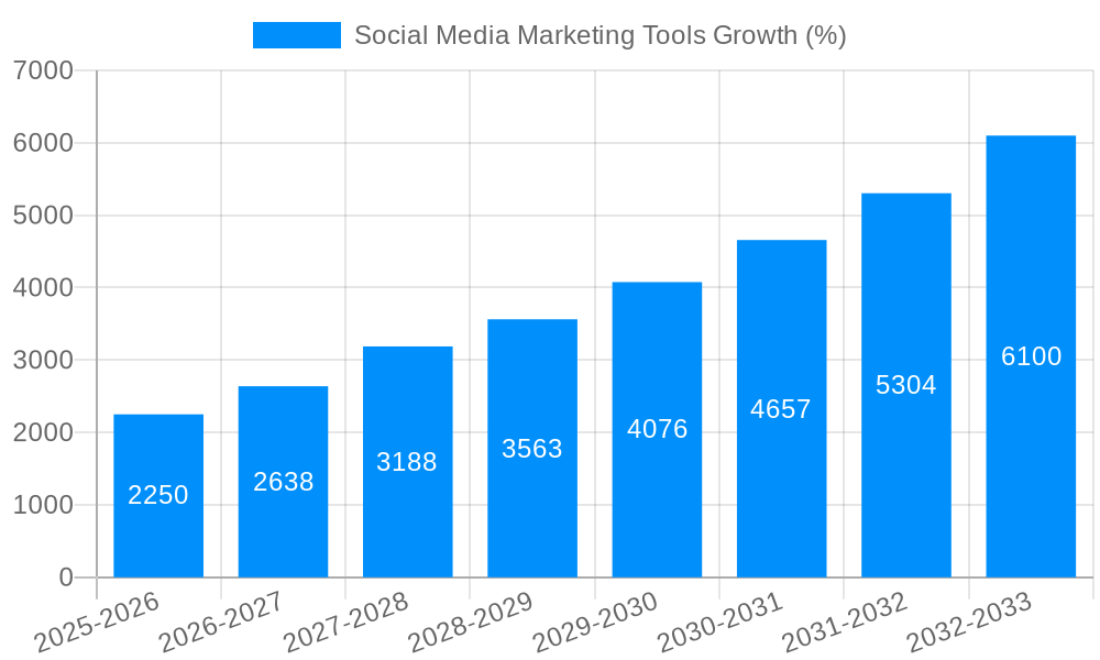 Social Media Marketing Tools Growth