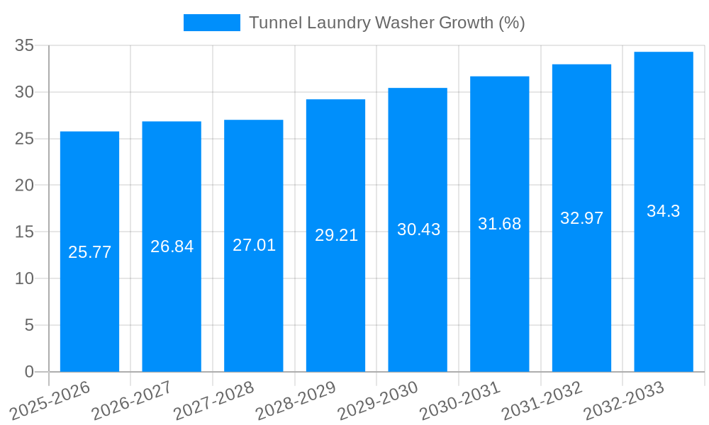 Tunnel Laundry Washer Growth