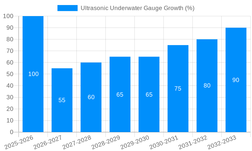Ultrasonic Underwater Gauge Growth