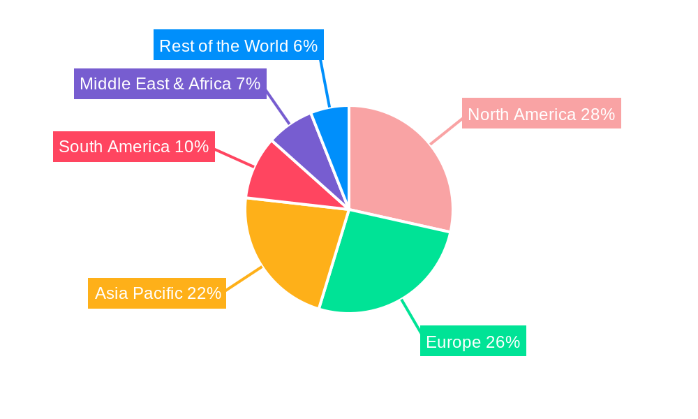 Aircraft Cleaning Chemicals Regional Share