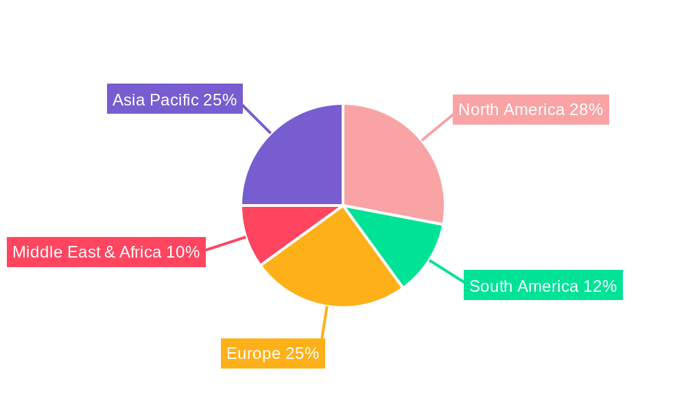 Amphotericin B API Regional Share