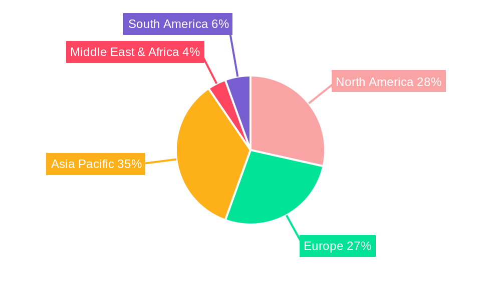 Automotive Central Vehicle Computer Regional Share