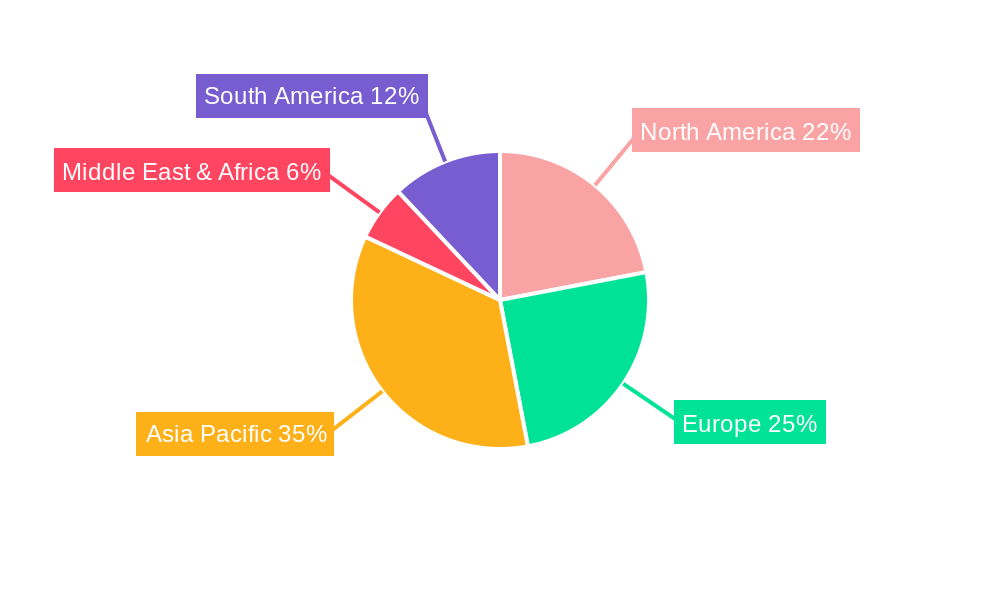 Automotive On-Board Battery Charger Regional Share