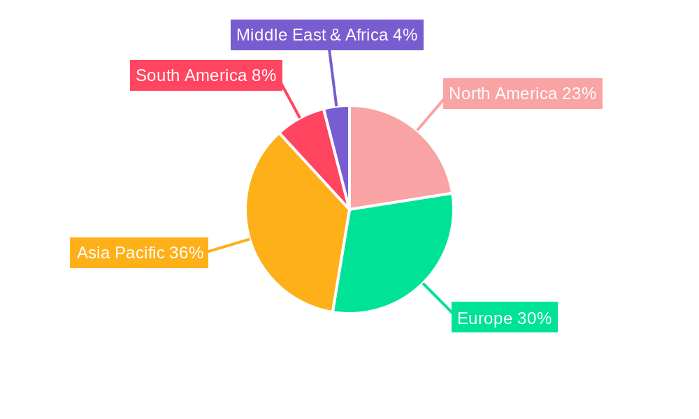 Automotive Washer Pumps Regional Share