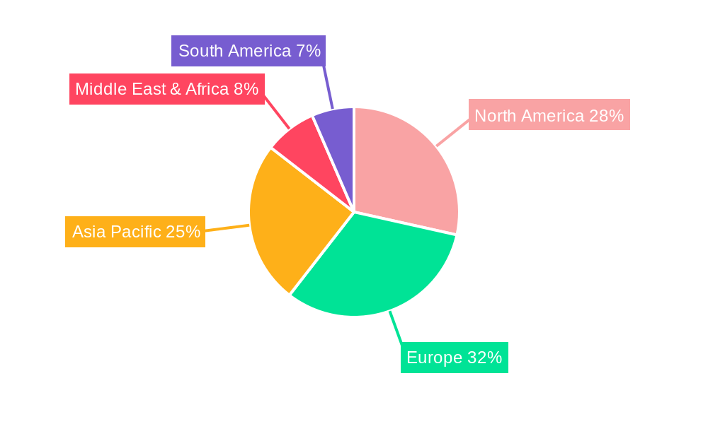 Blockchain In Trade Finance and Credit Insurance Regional Share