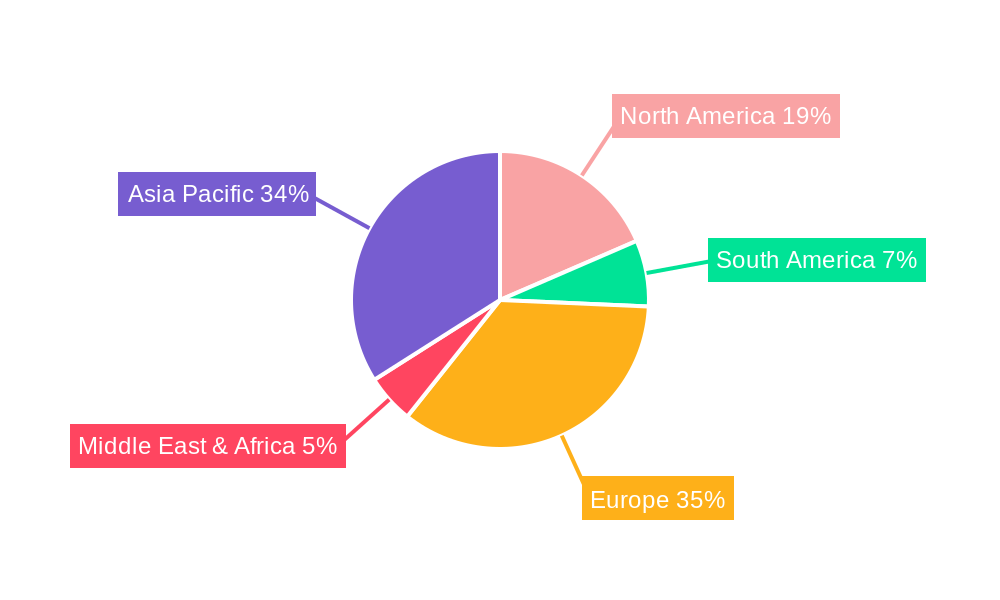 Electric Bicycle Motor Regional Share