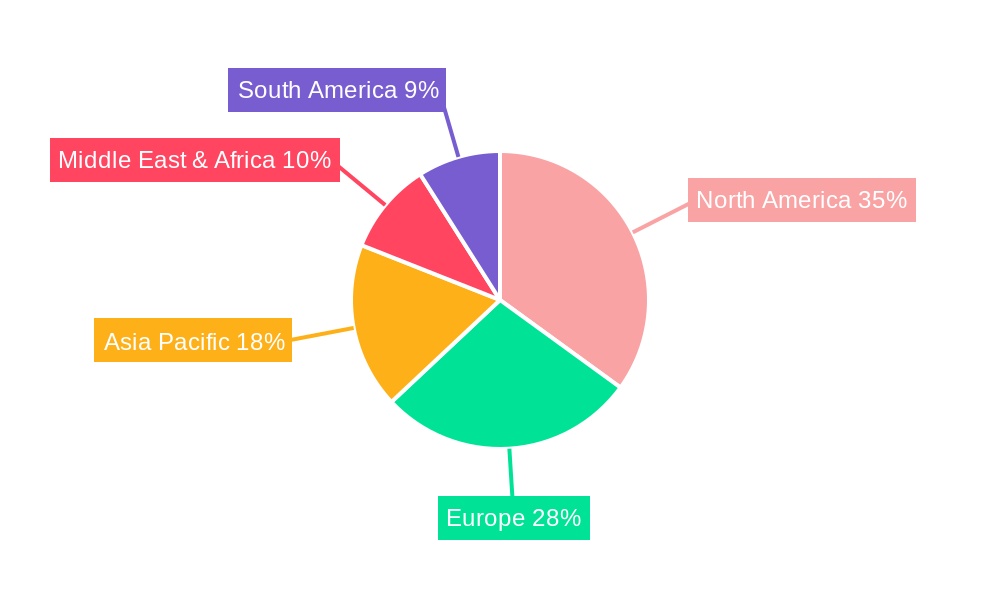 Healthcare Business Intelligence Regional Share