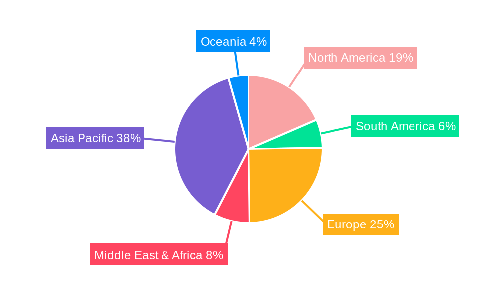 Industrial Fine Silica Powder Regional Share