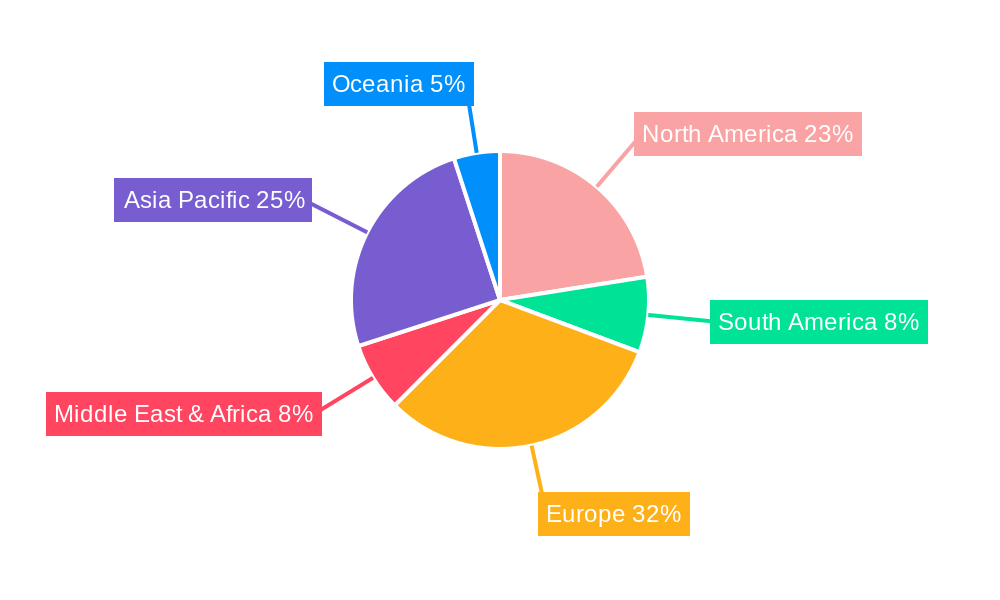 Luxury Wine Packaging Boxes Regional Share