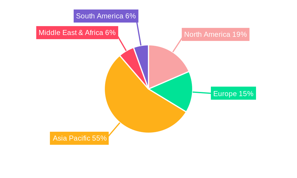 Metal Organic Chemical Vapor Deposition (MOCVD) Regional Share