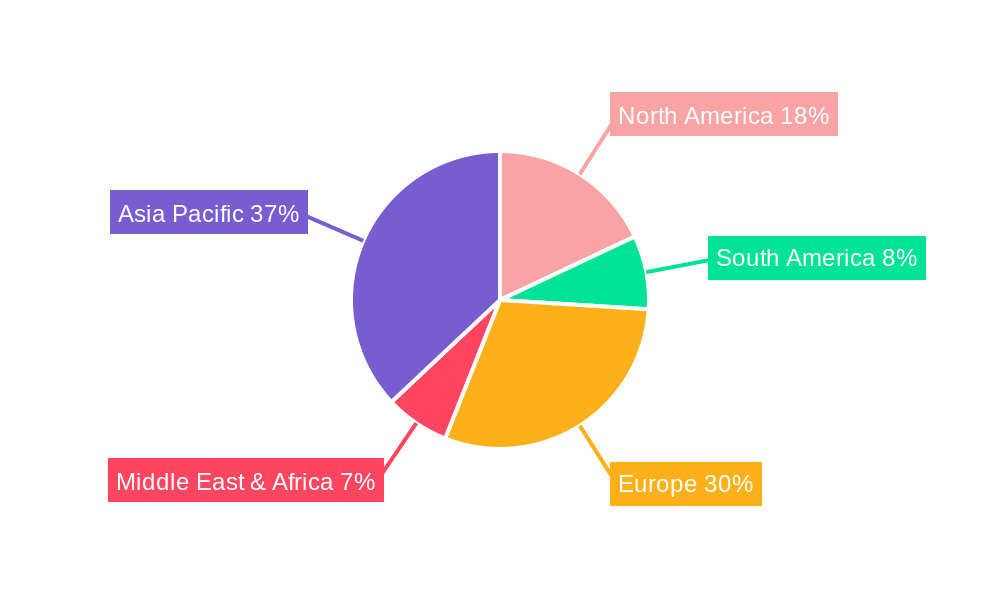 New Energy Motorcycle Regional Share