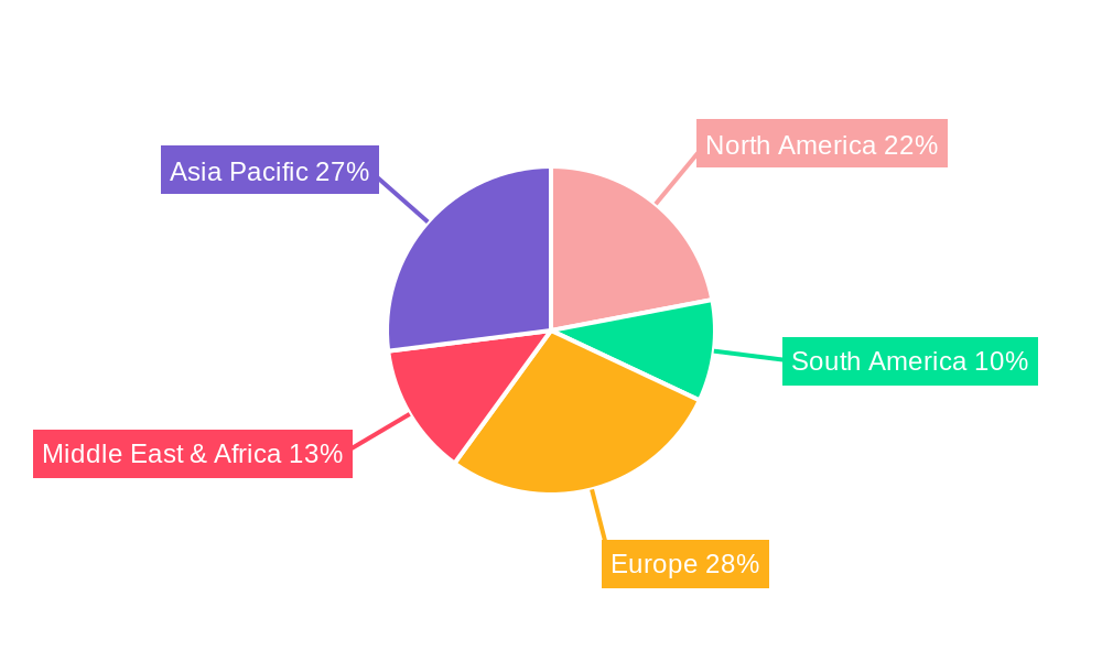 Norfloxacin Capsules Regional Share