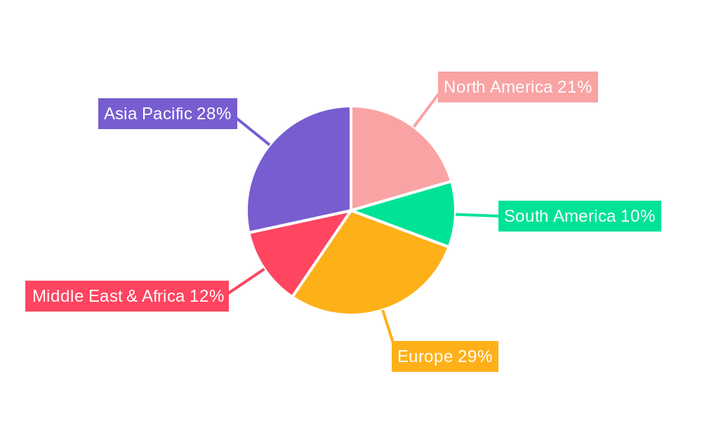 Perfume and Fragrance Packaging Regional Share