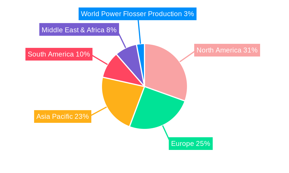 Power Flosser Regional Share