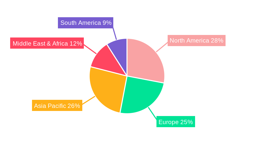 Process Flow Meters Regional Share