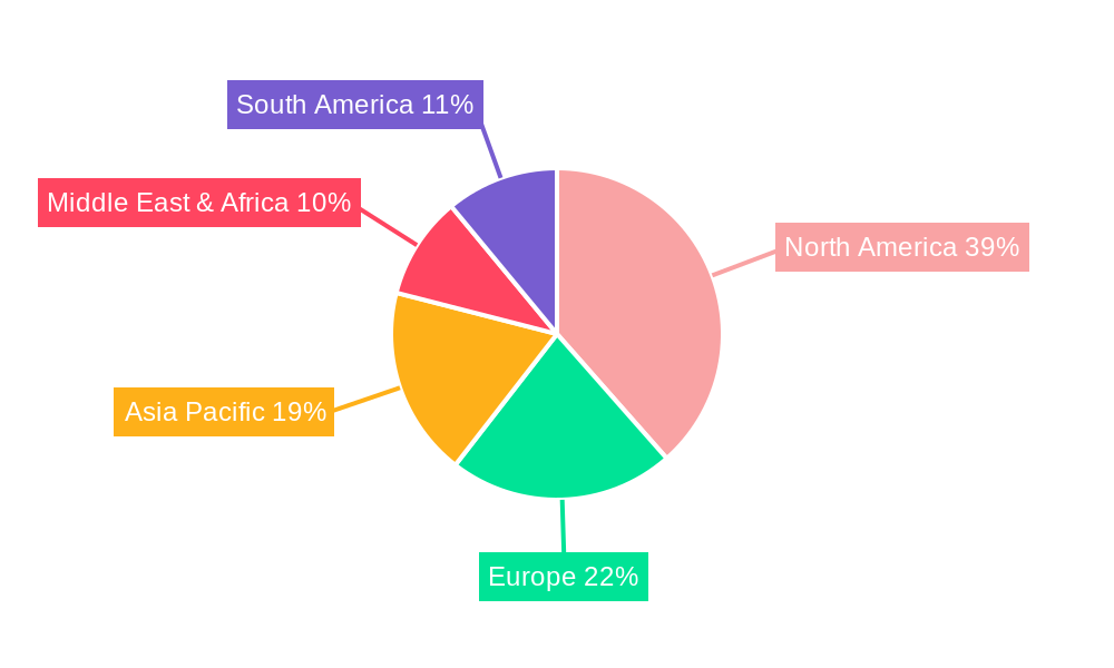 Snuff and Dip Tobacco Pouches Regional Share