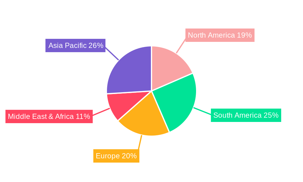 Sugar Cane Juice Regional Share