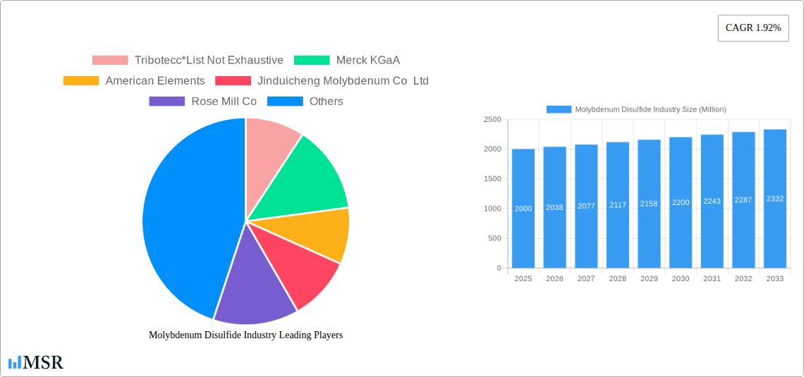 Molybdenum Disulfide Industry Research Report - Market Size, Growth & Forecast