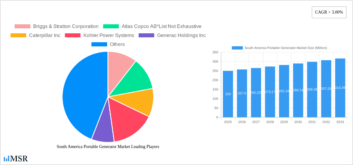 South America Portable Generator Market Research Report - Market Size, Growth & Forecast