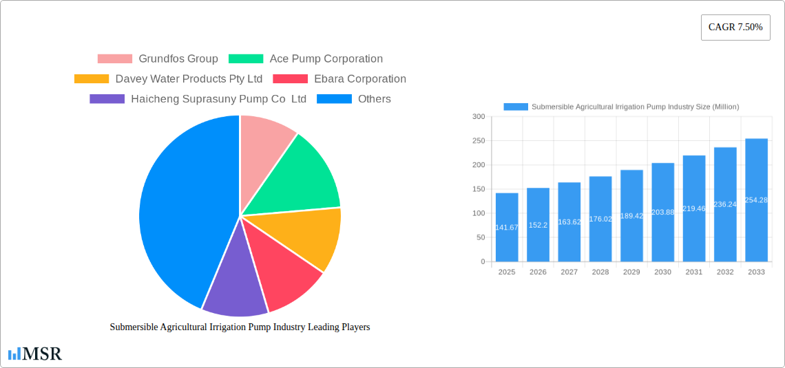 Submersible Agricultural Irrigation Pump Industry Research Report - Market Size, Growth & Forecast