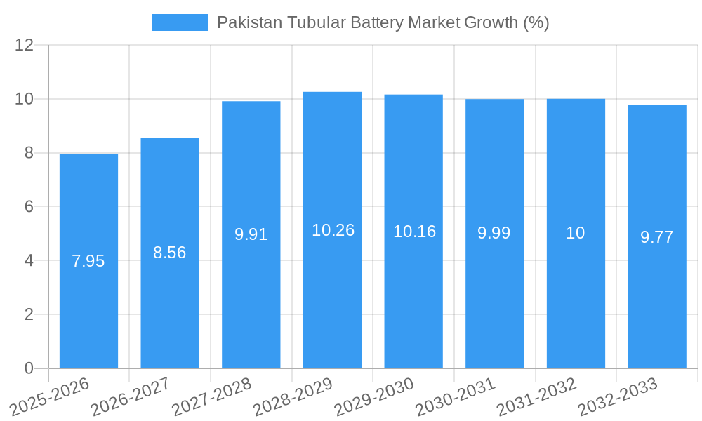Pakistan Tubular Battery Market Growth