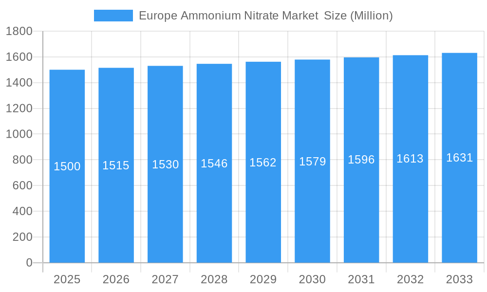 Europe Ammonium Nitrate Market  Market Size and Forecast (2024-2030)