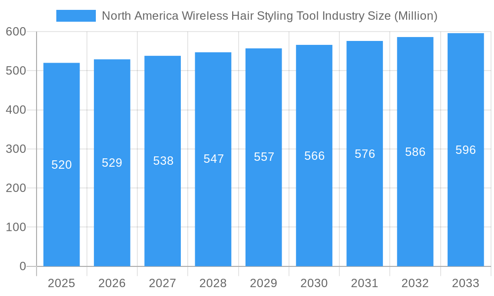 North America Wireless Hair Styling Tool Industry Market Size and Forecast (2024-2030)