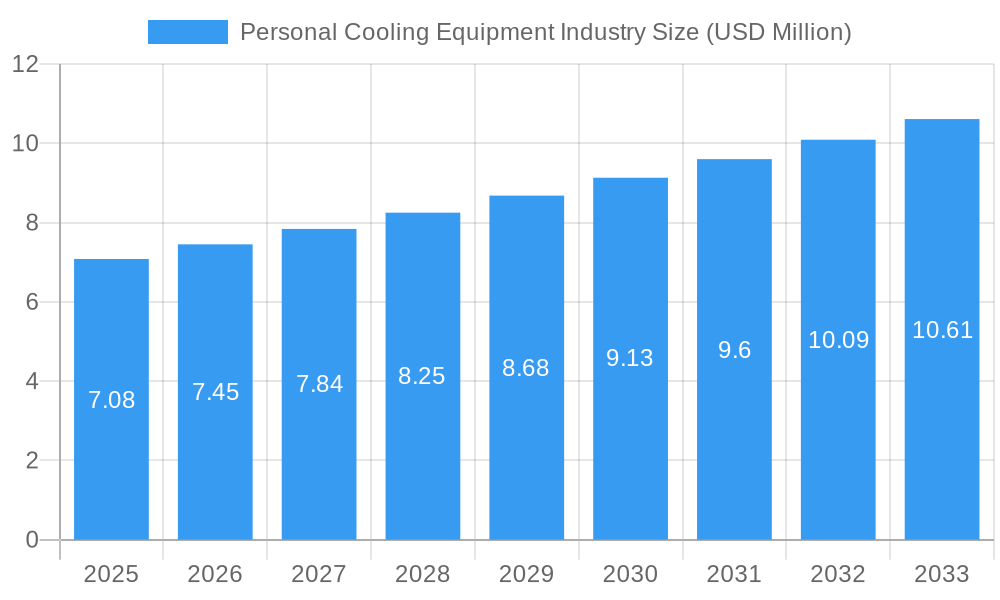 Personal Cooling Equipment Industry Market Size and Forecast (2024-2030)