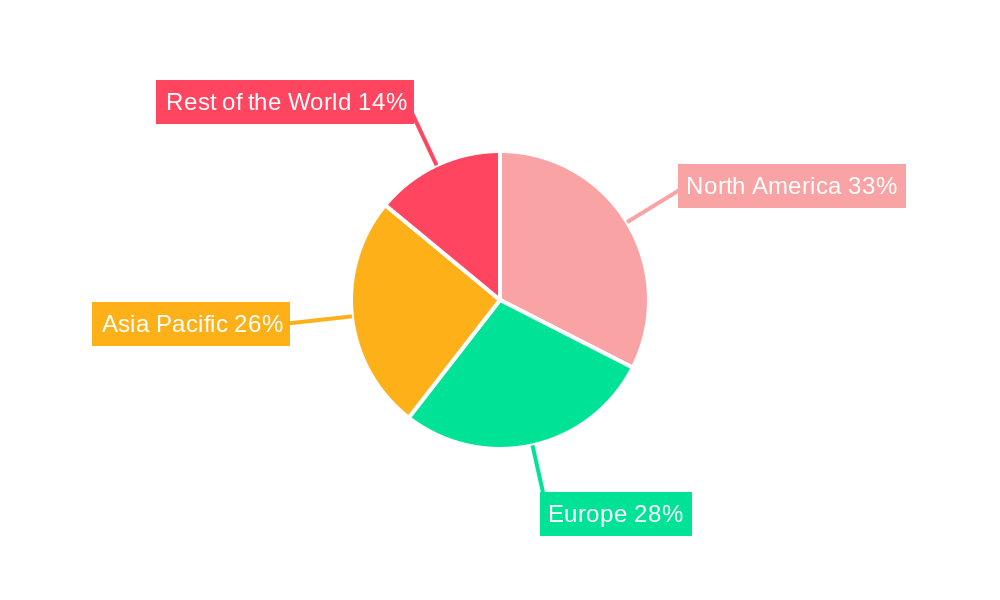 Digital Map Market Market Share by Region - Global Geographic Distribution