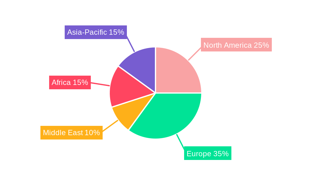 Europe, Middle-East and Africa Hot-melt Adhesives Market Regional Share