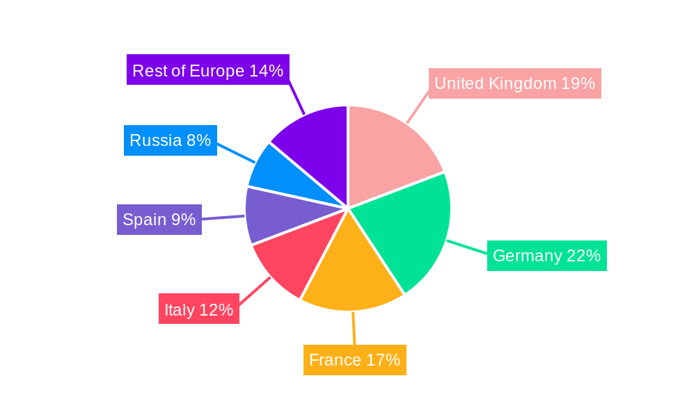 Europe Ready-to-Eat Food Market Market Share by Region - Global Geographic Distribution