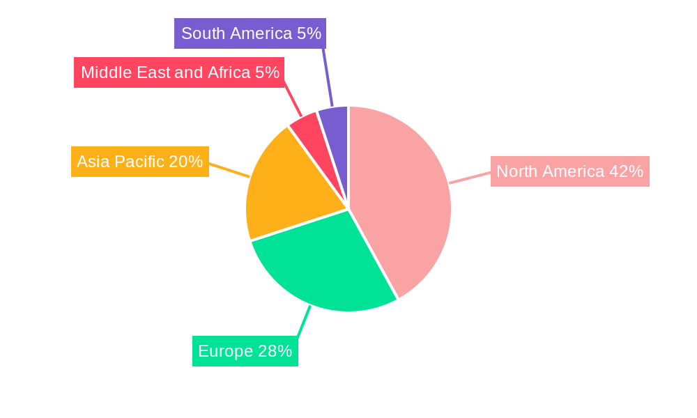 Gene Therapy Market Market Share by Region - Global Geographic Distribution