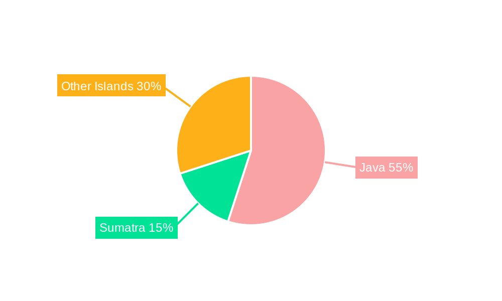 Indonesia Ecommerce Industry Regional Share