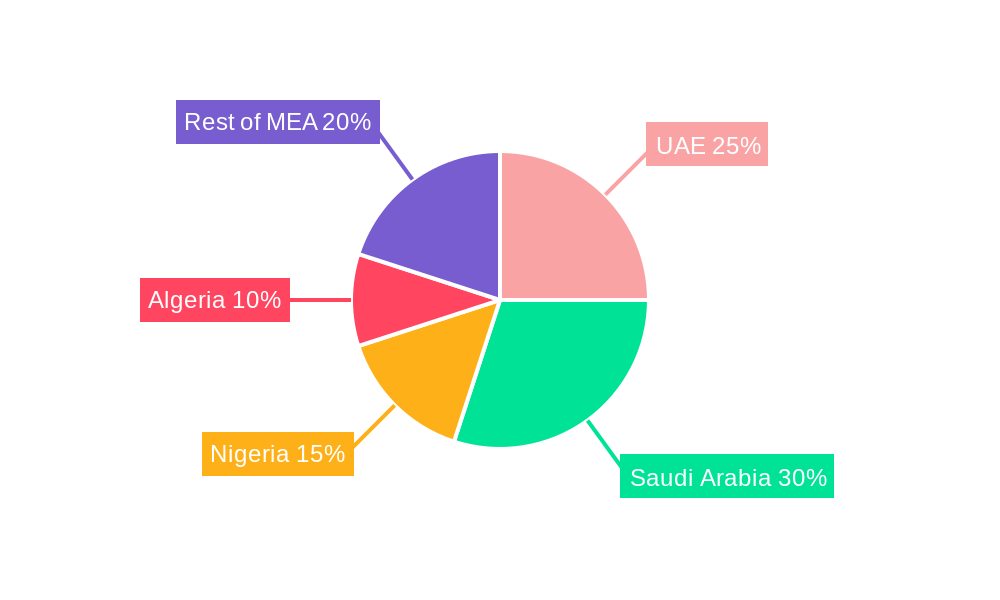 MEA Pipeline Maintenance Market Regional Share