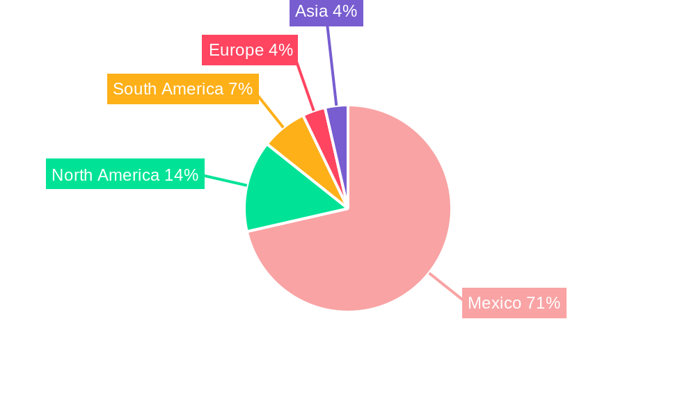 Mexico Packaging Industry Regional Share