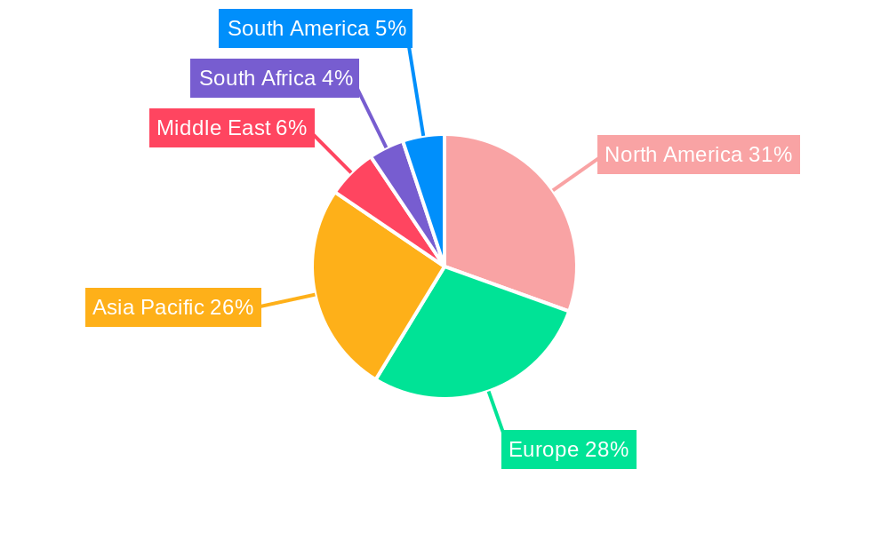 Online Freight Forwarding Platform Industry Market Share by Region - Global Geographic Distribution