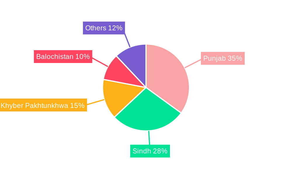 Pakistan Tubular Battery Market Regional Share