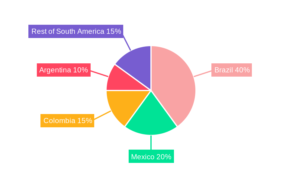 South America Challenger Banks Market Regional Share