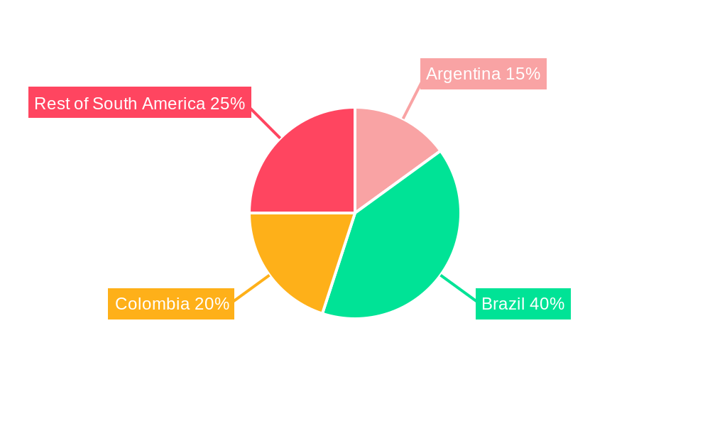 South America Silicones Market Regional Share