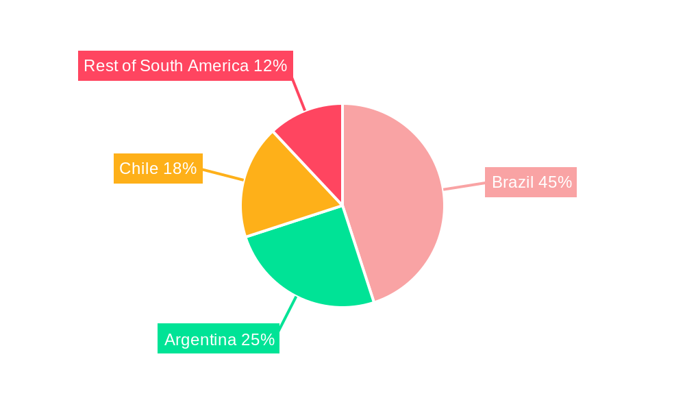 South America Solar Photovoltaic Industry Regional Share