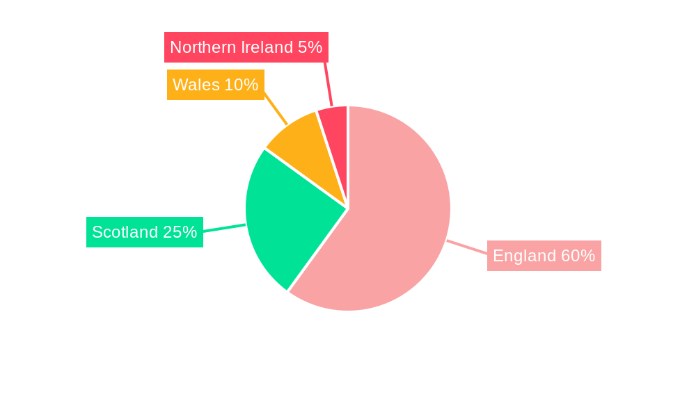 UK Outdoor LED Lighting Market Regional Share