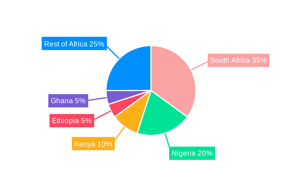 Africa Automotive Market Regional Share
