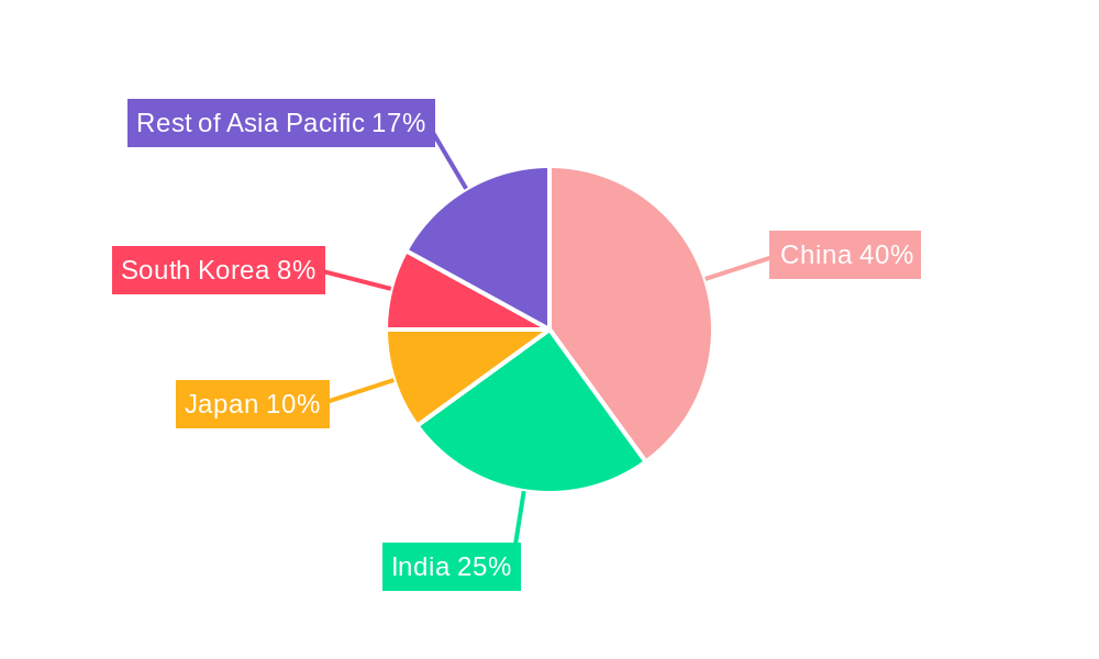 Asia Pacific Infrastructure Construction Market Regional Share