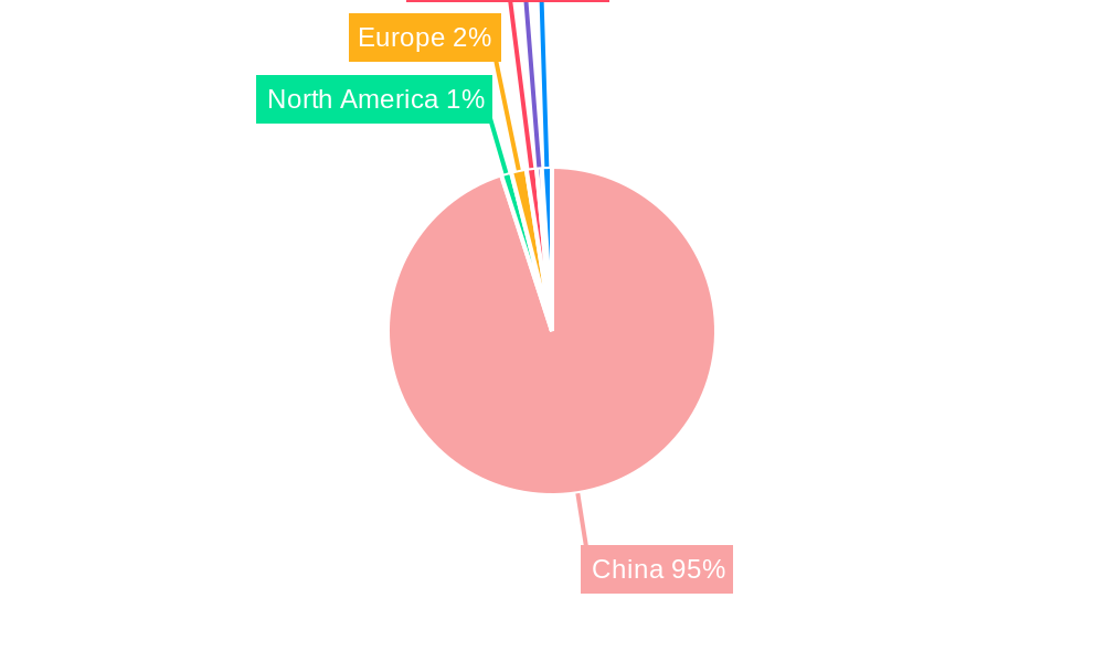 China Plastic Packaging Film Market Market Share by Region - Global Geographic Distribution