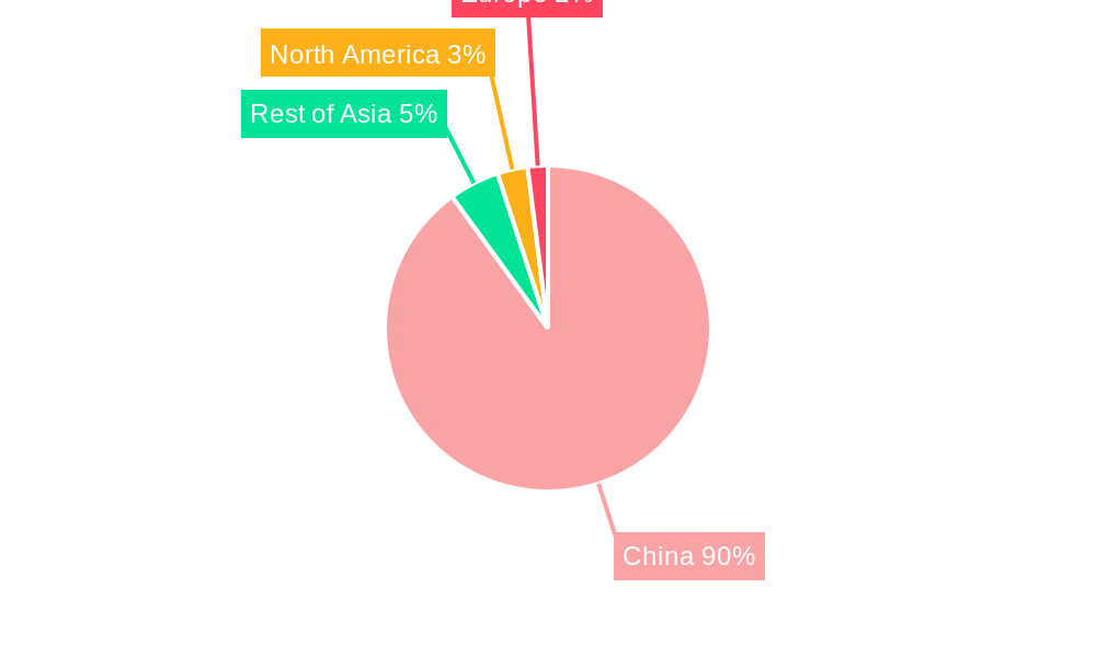 China Primary Amines Market Regional Share