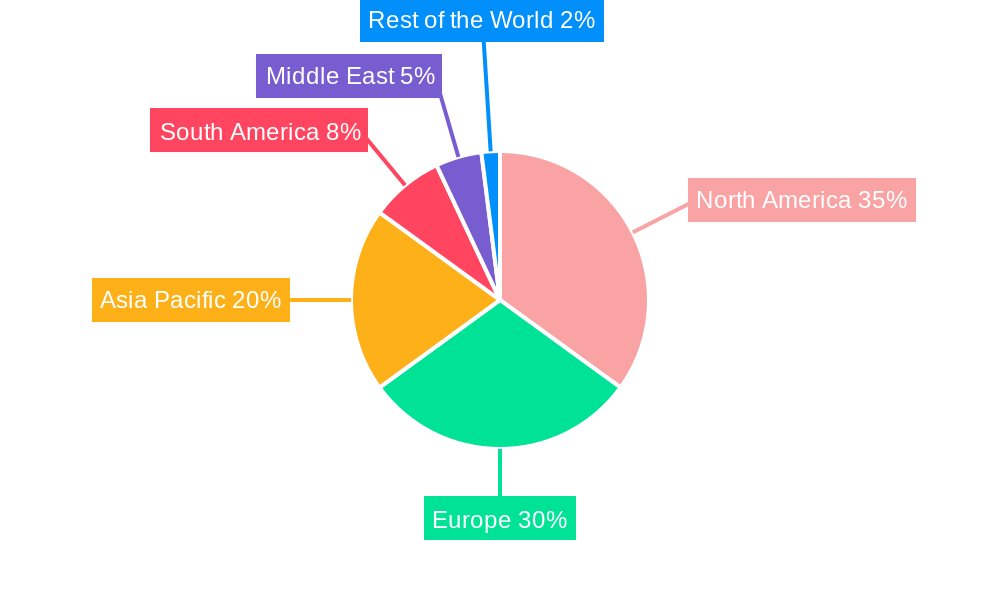 ESG Investment Analytics Market Market Share by Region - Global Geographic Distribution