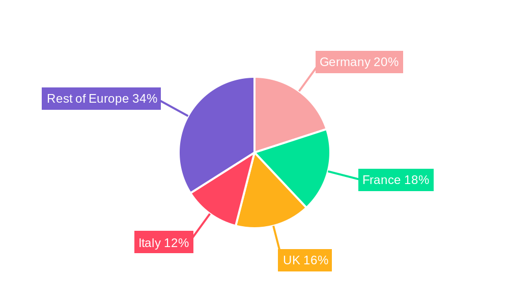 Europe Luxury Hotel Market Regional Share
