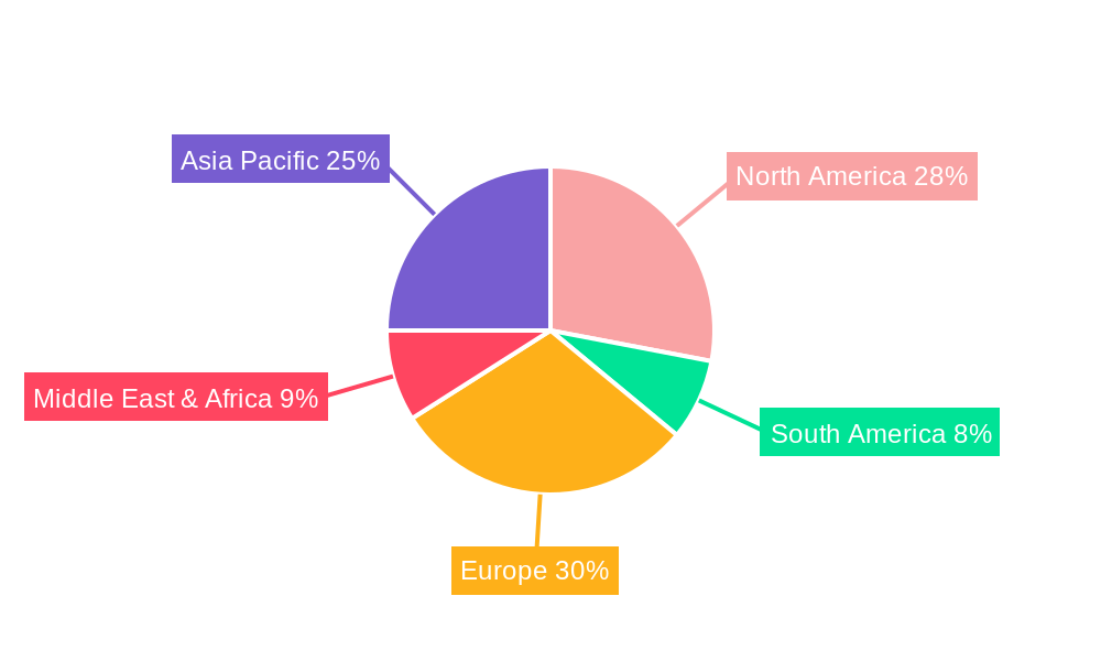 Food And Beverage Package Market Share by Region - Global Geographic Distribution