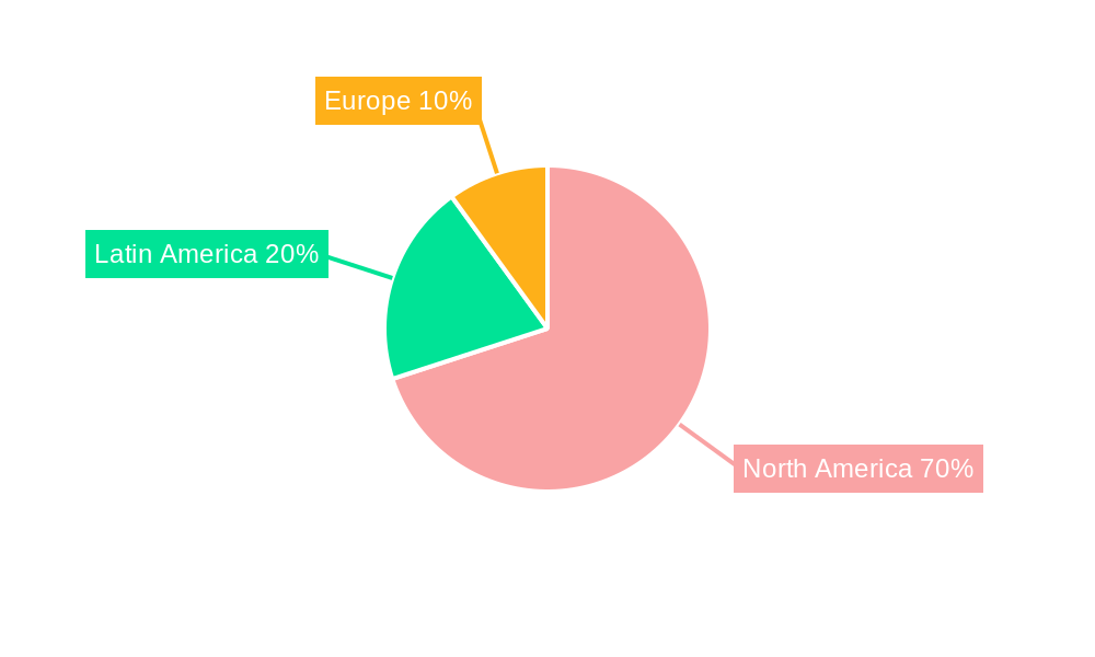 Mexico Video Surveillance Market Regional Share
